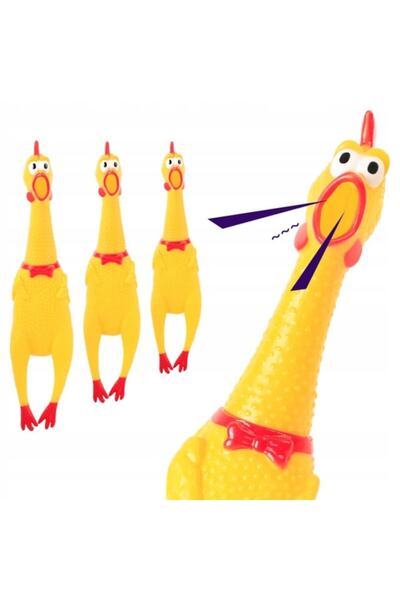 Wesolypupil Dog squeaky toy, Wesolypupil, Rubber, 16 cm, Yellow