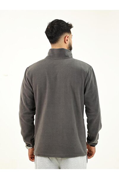 TKT Smoked Fleece Jacket with 3 Pockets, Full Zipper, Front Panel Detail