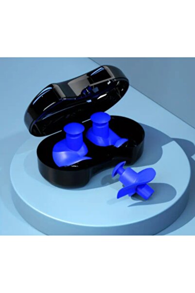 ASLANKAR Mavi renk 1 çift Kutulu Yüzme, ses, toz, su, ve uyku için Kulak tıka...