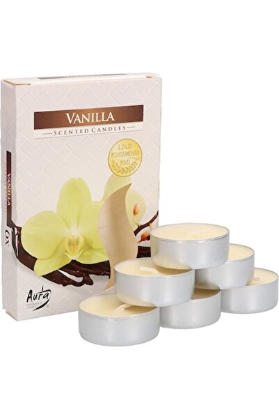KOTARBAU Set of 6 Scented Tealight Candles, Vanilla, 82 g, Cream