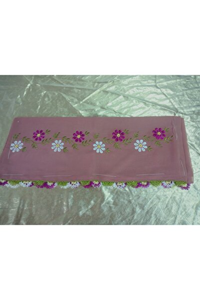 hoaryage Handmade Embroidery Embroidered Needle Embroidered Prayer Cover Dowry Holder Mevlit Hijab Crepe Fabric 145X75 cm