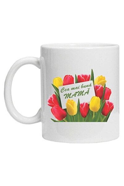 CRD PRINT Personalized mug inscribed with the text 'the best mom', CRD PRINT, 330ml, white