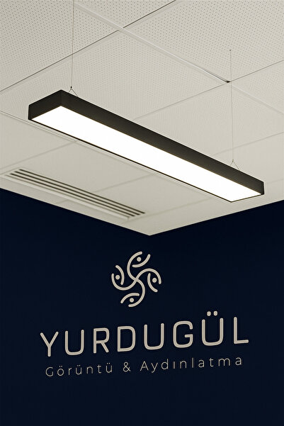 YURDUGÜL 120 cm 75W Lineer Armatür – 6500K Beyaz Işıkla Geniş ve Güçlü Aydınl...