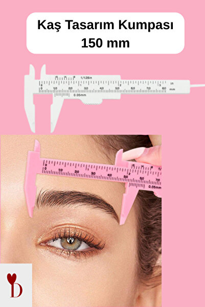Dami Beauty Microblading ve Kalıcı Makyaj için Kaş Tasarım Kumpası 150 mm