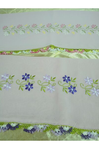 hoaryage Handmade Embroidery Embroidered Needle Embroidered Prayer Cover Dowry Holder Mevlit Hijab Crepe Fabric 145X75 cm