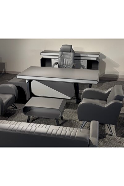MESA OFİS MOBİLYA YENİ NESİL ŞIK VE MODERN MONACO OFİS MOBİLYASI BÜRO YÖNETİCİ TAKIMI KOLTUKLAR DAHİL