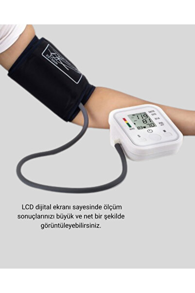 TİMİON Üst Koldan Ölçüm Dijital Tansiyon Aleti – IHB Aritmi Uyarılı ve Çift H...
