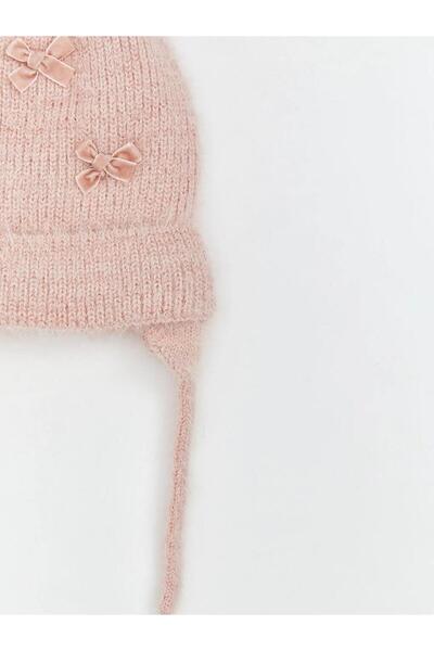 LC Waikiki Baby Girl Beret with Pompom Detail (W5)