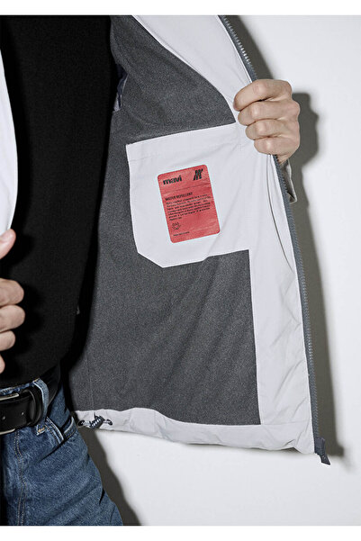 Mavi Hooded Light Gray Men's Coat M0110463-70075