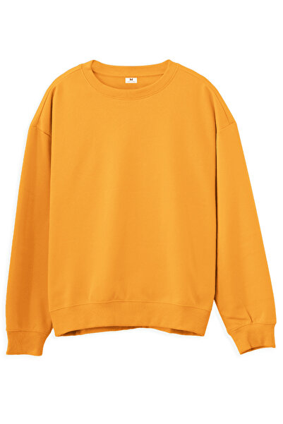 HRN Textile Unisex 100% Cotton Regular Basic Sweatshirt