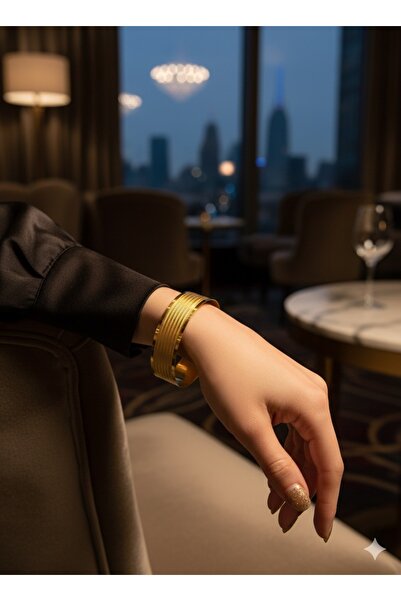 MARAAccessories 22 ayar altın kaplama Bilezik