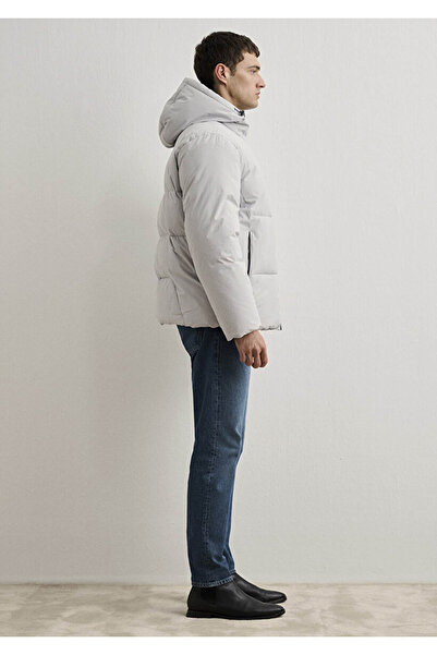 Mavi Hooded Light Gray Men's Coat M0110463-70075