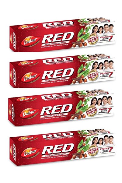 Dabur Red Ayurvedic Toothpaste 200g, 3+1