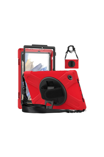Mepura Samsung galaxy x200 tab a8 10.5 case amazing tablet cover - red