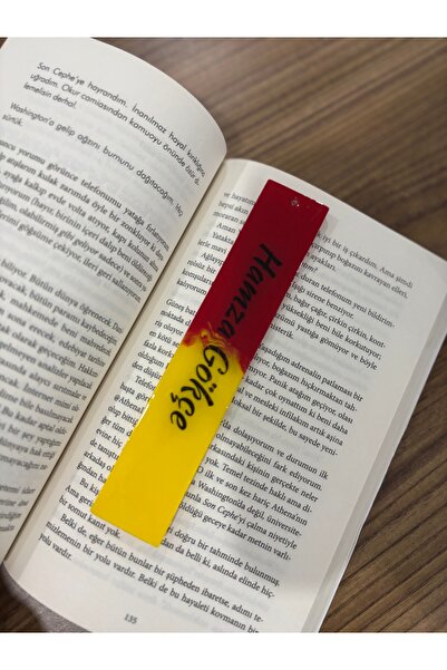 NovaReçine Epoksi Kişiye Özel İsimli Taraftar Kitap Ayracı (Galatasaray, Fene...