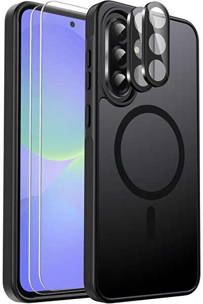 Kipgsm Samsung Galaxy A36 Uyumlu Kamera Lens+Ekran Koruyucu Magsafe Şarj Dest...