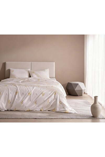 Madame Coco Set de lenjerie de pat cu imprimeu Ranforce, 100% bumbac, dublu Y...