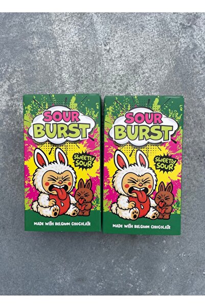CHOCOBOO Labubu Figürlü Ekşi Premium Belçika Çikolatası 40gr X 2