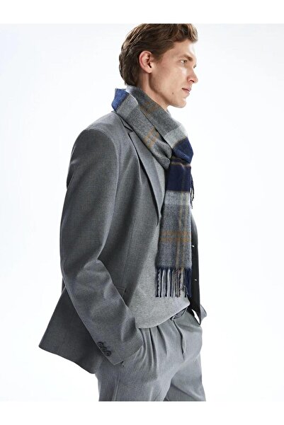 LC Waikiki Plaid Patterned Men's Scarf (W5)