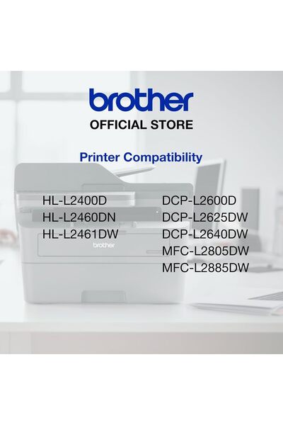 Brother TN2500 Original Black Toner Cartridge - Standard Yield (Up to 1200 Pages)