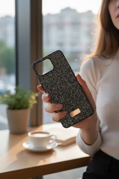 Genel Markalar Oppo Reno 4 Lite Kırçıllı Taşlı Venüe BTU Silikon Kapak
