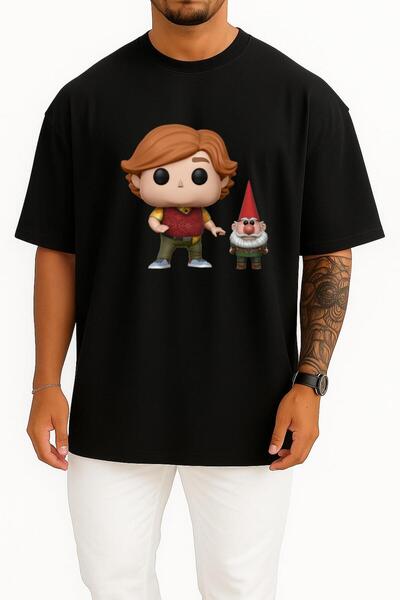 Bahriyeli Collection Oversized Aaarrrgghh Bular Funko Chest Design Unisex T-Shirt