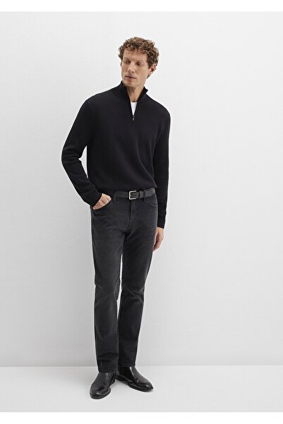 Mavi Half zip sweater black