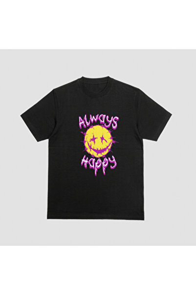 hypewear Always Happy T-Shirt â Irony, Contrast and Urban Attitude