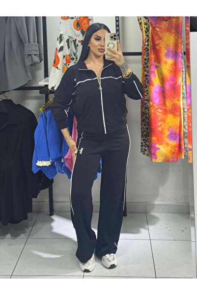 inci bayan giyim SET DE PANTALONI DE SPORT CU FERMUAR ALO