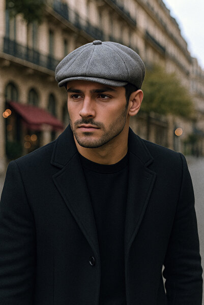 Verahed Men's Winter Cap 8 Pieces New Boys Hat Model Peaky Blinders Shelby Beckham Hat