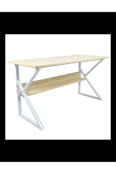 TEN SHOP Computer desk with metal frame and shelf