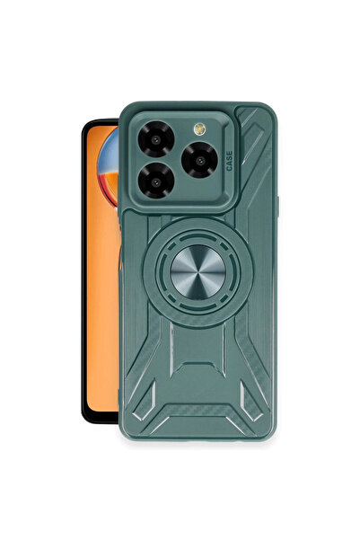 magicool حافظة جنرال موبايل إيرا 30 من السيليكون من لينكولن - أخضر داكن