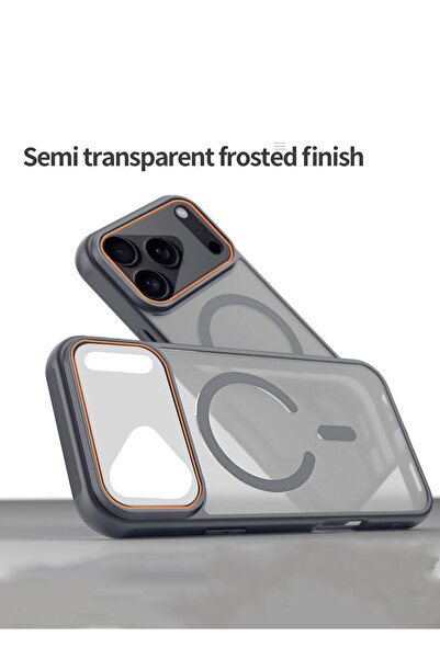 Wtech Apple iPhone 17 Pro Max 5G 2025 Hybrid Matte Translucent Hard PC Strong Magnetic Case Cover