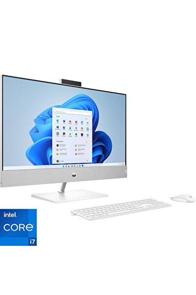 HP Pavilion All-In-One Desktop Computer 27-inch Intel Core i7 32GB RAM 1TB PCIe NVMe M.2 SSD NVIDIA