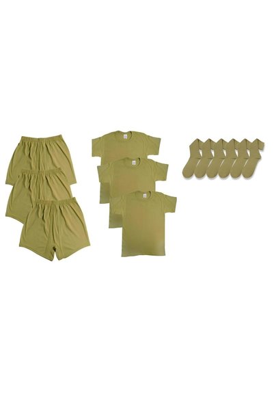 kacaraskerigiyim BOXER-ÇORAP-FANİLA PİYADE 3LÜ SET ACEMİ ER BEDELLİ ASKER MAL...