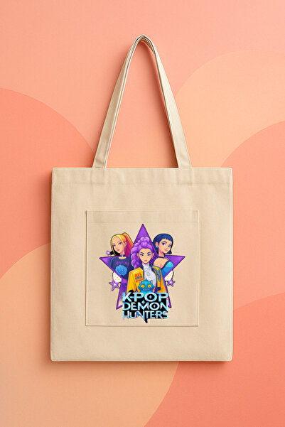 lovver Kpop Demon Hunters Zoey,Rumi,Mira Custom Designed Printed Canvas Bag, ...