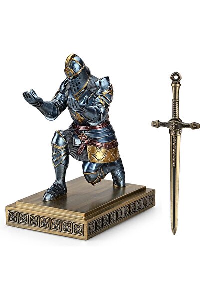 Generic HDMbigmi Brave King's Guard Knight Pen Holder - Resin Desk Organizer ...