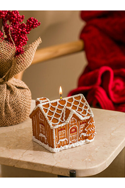 LC Waikiki Esvab Giyim'den Şık Tercihler | Yılbaşı Temalı Dekoratif Mum 8 cm