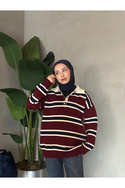 moda çağdaş Pulover tricotat de calitate premium Pinterest cu dungi