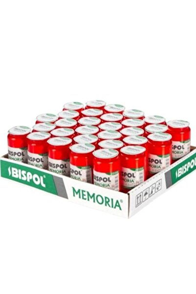 BISPOL Set of 30 W02 Red Candle Refills