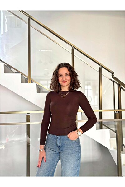 Sude Kızanlıklı Original Brand Finger-Through Soft Touch Blouse