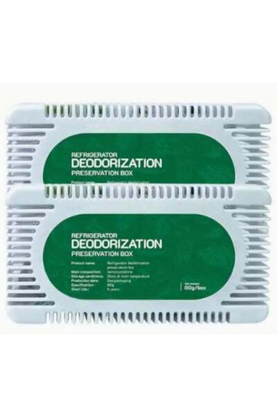 Generic 2pcs Refrigerator Deodorizer Reusable Activated Charcoal Odor Absorbent and Moisture Remover for Fr