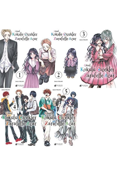 Akıl Çelen Kitaplar Güzel Kokulu Çiçekler Zarafetle Açar 5 Kitap Takım