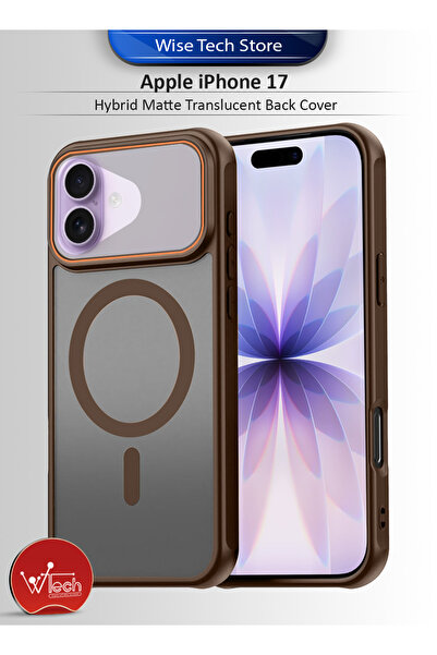 Wtech Apple iPhone 17 5G 2025 Hybrid Matte Translucent Hard PC Strong Magnetic Adsorption Case Cover