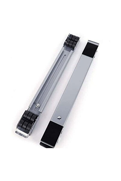 Generic 2 Pieces Adjustable Washing Machine Pedestals Frame , Drum Washing Machine Refrigerator Mobile Ba