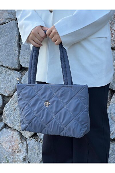 zetus Laura Model Blue Women's Hand and Shoulder Bag