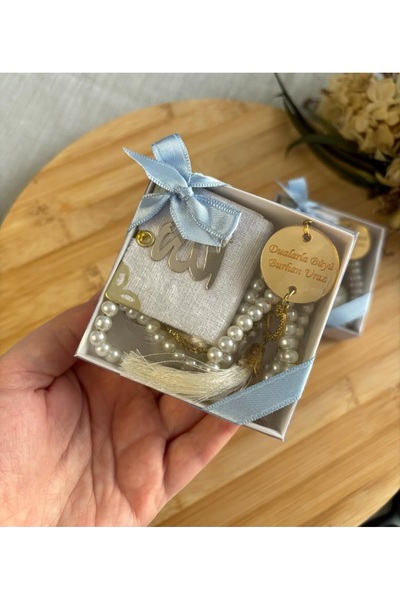 Hediye Atölyem Bebek Hediyeliği Hac Hediyesi Umre Hediyesi 15 adet kutulu isi...