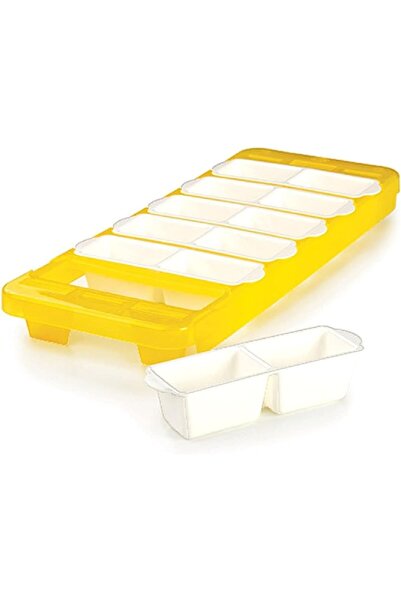 Generic Snips Ice Sticks Mould - Assorted Blue & Yellow Colors, 0% BPA â€“ Use & Reuse product â€“ 100% Rec