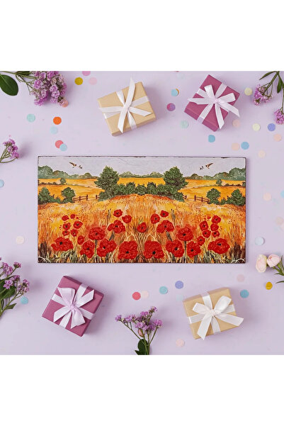 SELLGIFT Hand-painted painting – Poppy Field