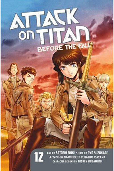 Kodansha Comics Atac asupra Titanului: Înainte de toamna 12